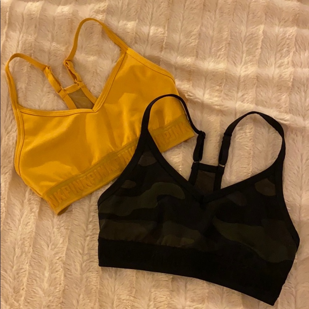 PINK sports bras